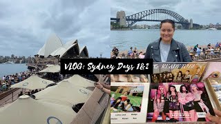 VLOG Sydney Days 1amp2 Sydney Harbour Kpop Merch amp Beach ✨ [upl. by Llewon]