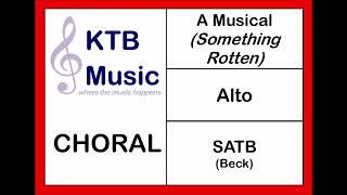 A Musical Something Rotten SATB Choir Alto Part Onlyfrom bar 15 [upl. by Adachi]