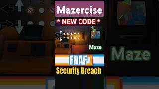 NEW 2024  Mazercise Code  FNAF Security Breach 💯👍 fnaf fnafsecuritybreach gaming shorts [upl. by Nyrehtak904]