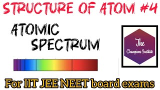 Atomic spectrum  discrete spectrumline spectrum  structure of atom 4  Layman series  balmer [upl. by Chrotoem]