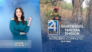 Noticiero de Guayaquil Tercera Emisión 15112024 [upl. by Macey]