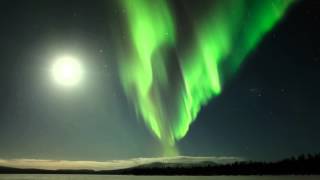 One night in Finnish Lapland with northern lights [upl. by Fancy]