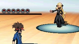 Final Battle vs Cynthia Pokemon Black 2 [upl. by Nanny]