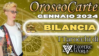 Bilancia ♎ Oroscopo Gennaio 2024  OroscoCarte  Lettura con Tarocchi e Oracoli  Exoteric World [upl. by Ahsilrak]