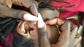 ASMR EAR CLEANING FOR THOSE WHO WANT TO SLEEP [upl. by Eelnodnarb]