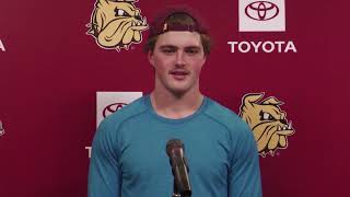 UMD Mens Hockey Weekly Press Conference  Nov 13 [upl. by Eillime]