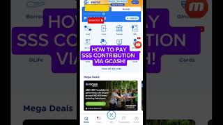 HOW TO PAY YOUR SSS CONTRIBUTION VIA GCASH WITH PRN tutorialyoutube socialsecuritysystem [upl. by Minor]