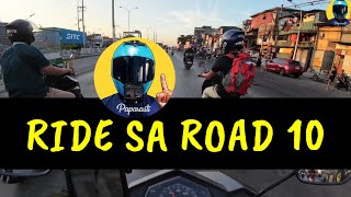 BIGLAANG RIDE NG TROPA SA ROAD 10 TONDO MANILA  Buhay Rider [upl. by Dnumyar]