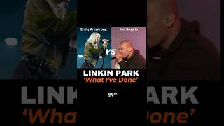 Linkin Park Emily Armstrong vs Ivo Rosario ‘What I’ve Done’ linkinpark emily hybridtheory short [upl. by Ahsi596]