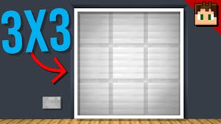 The NEW 3X3 PISTON DOOR Minecraft Bedrock 121 Tutorial [upl. by Chenee]