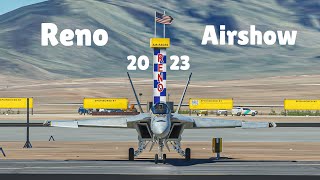 West Coast Rhino Demo l Reno Air Races AIRSHOW l 9132023 [upl. by Lananna778]