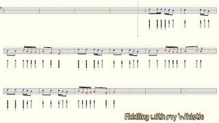 Stop the Cavalry  Wish I was at Home for Christmas  Tin Whistle  Tab Tutorail [upl. by Nerrot]