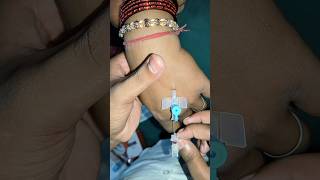 IV Cannula technique IV cannula kaise lagate hai youtubeshorts shorts cannula medicalbams anm [upl. by Bruyn]