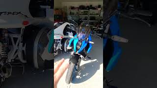 2024 Suzuki GSX 8S Downforce spoiler 🔥 motorcycle suzuki gsx8s bikelife vincode17 suzukigsx [upl. by Ahsetal]