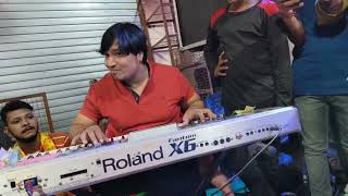 No1 keyboardist  Ustad Fazal Sabir ji kuch alag andaaz me play karte huwe octapad Bittu Ansari [upl. by Arihsay]