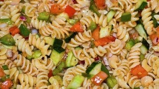 Italian Dressing Pasta Salad  Healthy Dish How to Make Pasta Salad [upl. by Ttnerb]