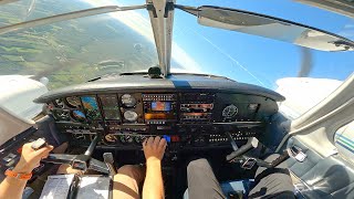 MultiEngine Training Flight  Piper Seneca  Air Exercises [upl. by Nade328]