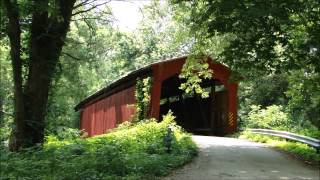 Cornstalk Covered Bridge Putnam County Indiana [upl. by Adliwa605]