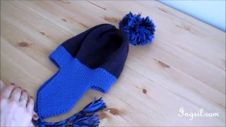 Kepurės mezgimas  Hat knitting by Ingrilcom [upl. by Boy737]