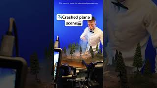 Movie Plane Scene Behind the Sene curiousthink facts viral trending [upl. by Oam]