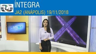 TV Anhanguera GO  ÍNTEGRA JA2 Anápolis  19112018 [upl. by Anirdnaxela]