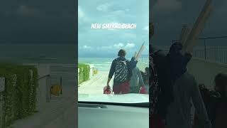 DRIVING ONTO NEW SMYRNA BEACH Did you ever drive on the beach No road newsmyrnabeach [upl. by Notneuq536]