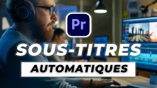 Comment faire des soustitres automatiques   Tuto Premiere pro [upl. by Sivrup]