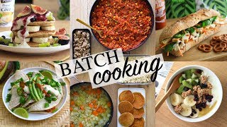 Une Semaine dans mon Assiette  Batch Cooking Vegan [upl. by Solrak]