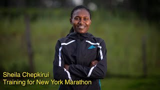 Sheila Chepkirui  WINNER NEW YORK MARATHON  Training Before the Race [upl. by Salhcin153]