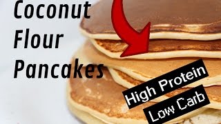 Weight Loss Meals Low Carb Coconut Flour Pancakes [upl. by Adriano]