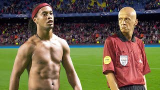 Pierluigi Collina will never forget this humiliating performance by Ronaldinho [upl. by Harima865]