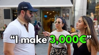 How Much do People Make in Spain [upl. by Amerak596]