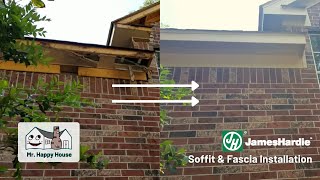 Hardie Soffit amp Fascia Installation Installing Hardie Soffit amp Fascia [upl. by Ardnalak]