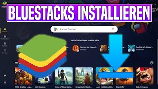 BlueStacks installieren Windows 10 amp Windows 11 Deutsch  Tutorial [upl. by Auhsuj]