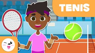 TENIS para niños  Reglas básicas  Deporte para niños [upl. by Ellertnom]