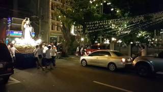 Santo Rosario Procession Our Lady of the Abandoned in Marikina Oct 9 2016 [upl. by Nimajnab949]