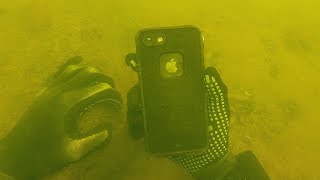 Found iPhone 8 Underwater in a Lifeproof Case Does it Still Work [upl. by Stier]