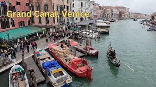 Rialto Bridge and Grand Canal  Venice 🇮🇹 [upl. by Karolyn]