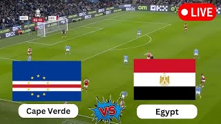 Cape Verde vs Egypt  CAF Africa Cup of Nations  Today Football live match 2024  efootbal gameplay [upl. by Kciredes]