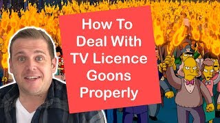 How To Deal With TV Licence Inspectors Goons [upl. by Feucht516]