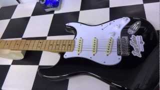 Shop Demo Strat w preloaded pickguards [upl. by Ettigdirb840]