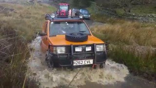 Fiat Panda 4x4  The Coast To Coast Rust Accelerating Adventure yorkshireboys Off Road 2016 [upl. by Iliam606]