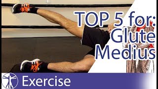 Top 5 Gluteus Medius Exercises [upl. by Photina212]