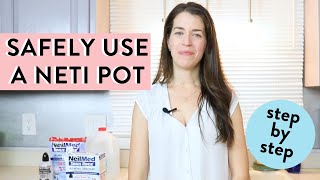 Neti Pot Benefits  How to Use Neilmed Sinus Rinse [upl. by Elaynad688]