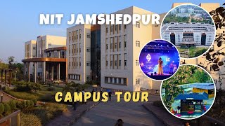 NIT Jamshedpur Campus Tour 🤩😍 Drone View  Hostels  Infrastructure  Sports Facilities [upl. by Marlane]