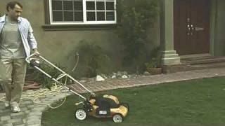 Lawnmower Fail  bizarre funny near fatal [upl. by Avrit]