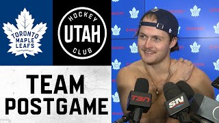 Maple Leafs Media Availability  Postgame vs Utah Hockey Club  November 24 2024 [upl. by Sissie]