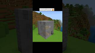 I Built a Simple Survival Minecraft House [upl. by Leler]