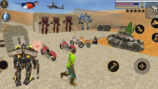 Vegas Crime Simulator Motorcycle Sale on Army BaseVegas Hero Theft Army Base  Android Gameplay HD [upl. by Ellehcsar263]