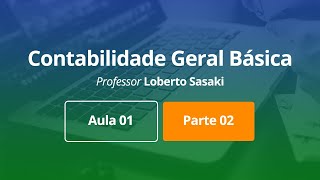 Contabilidade Geral Básica  Aula 01  Parte 02  Loberto Sasaki [upl. by Aihsekram]